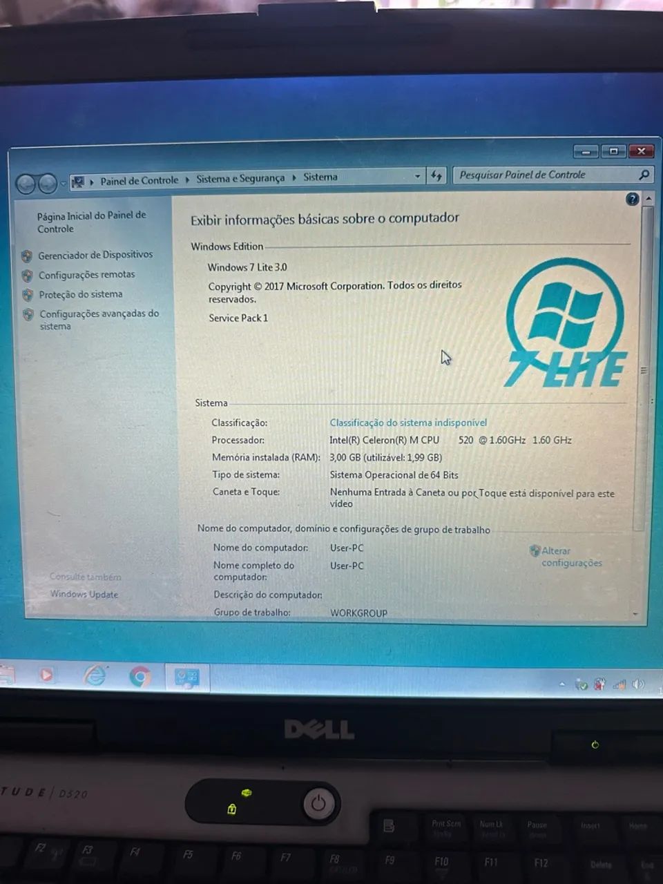 Notebook dell d520 - Foto 2