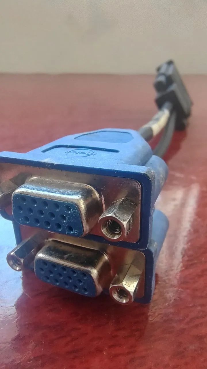 Cabo Adaptador Dms59 Para Vga (2x) - Placa de Vídeo - Foto 4