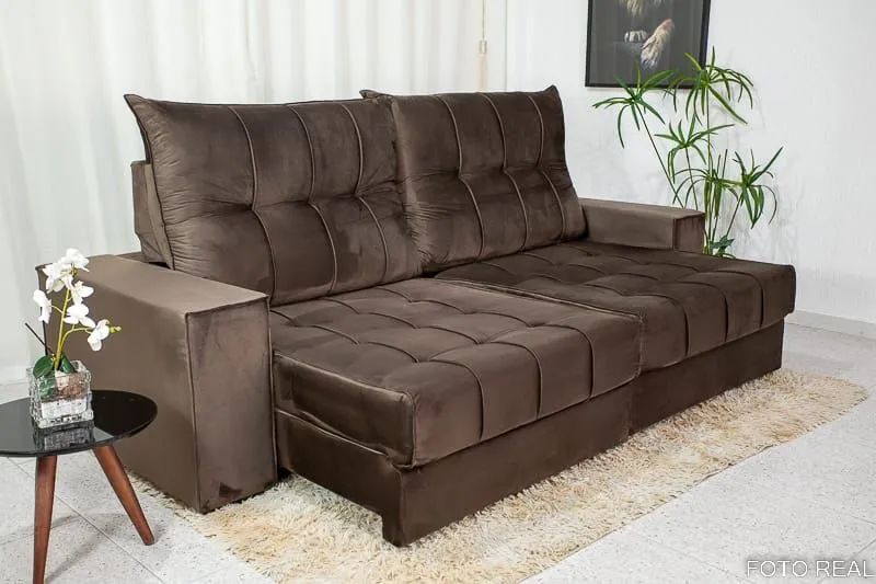 Sofá retrátil 2 lugares promoção  - Foto 2