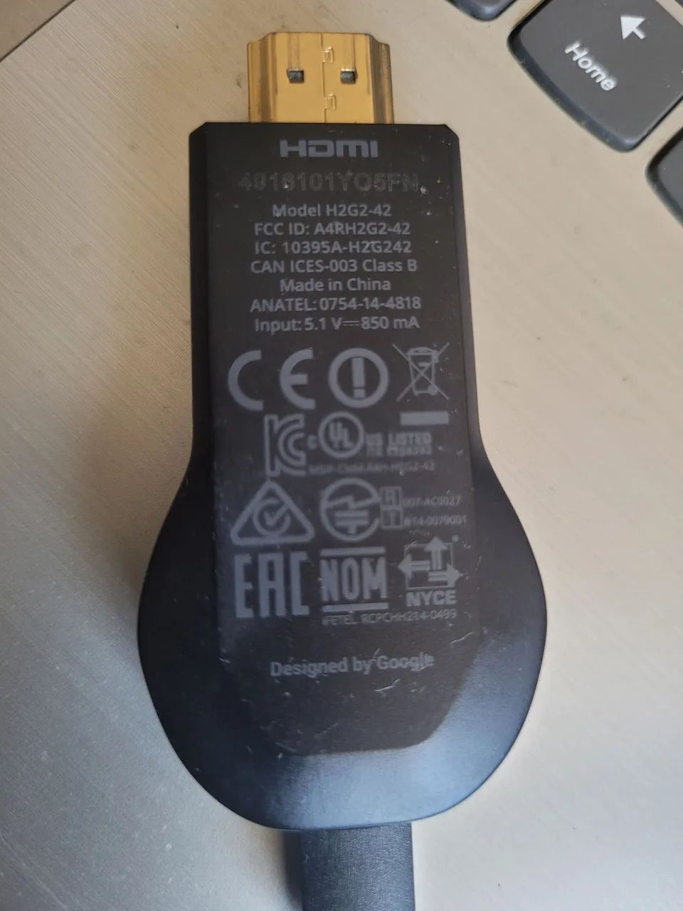 CHROMECAST 1 GERAÇÃO GOOGLE  - Foto 4