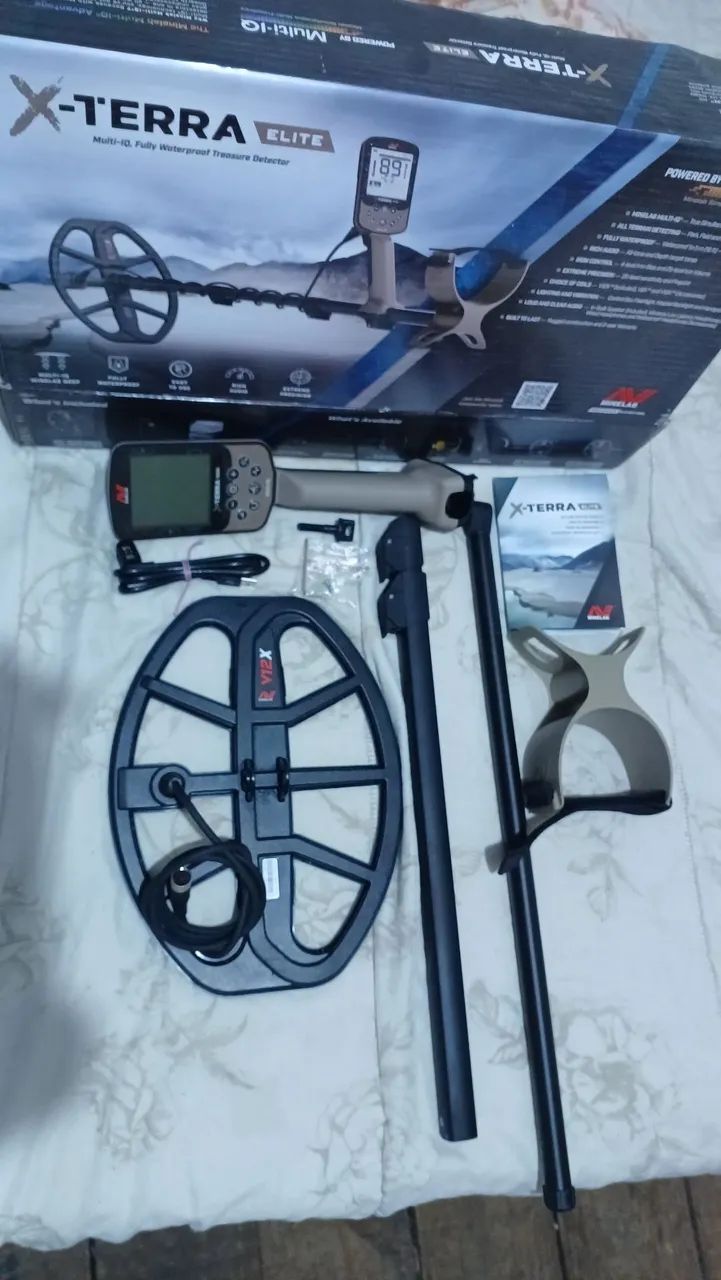 Detector de metais MINELAB X-Terra Elite aprova d'água   - Foto 4
