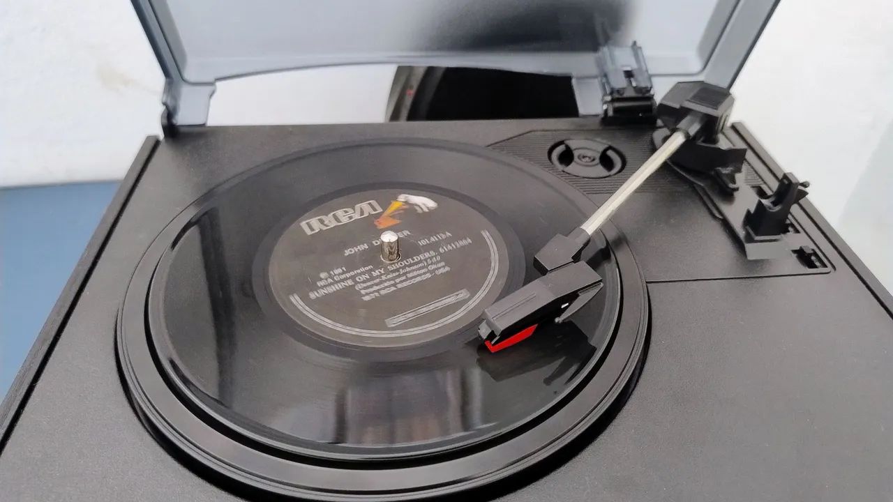 Disco vinil Compacto John Denver RCA 1981 Sunshine on My Sholders e Let It Be. - Foto 4