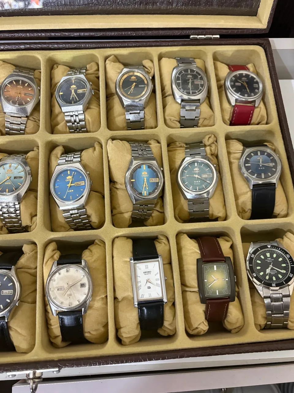 Coleção Relógios Vintages - Seiko, Orient e Citizen - Foto 2