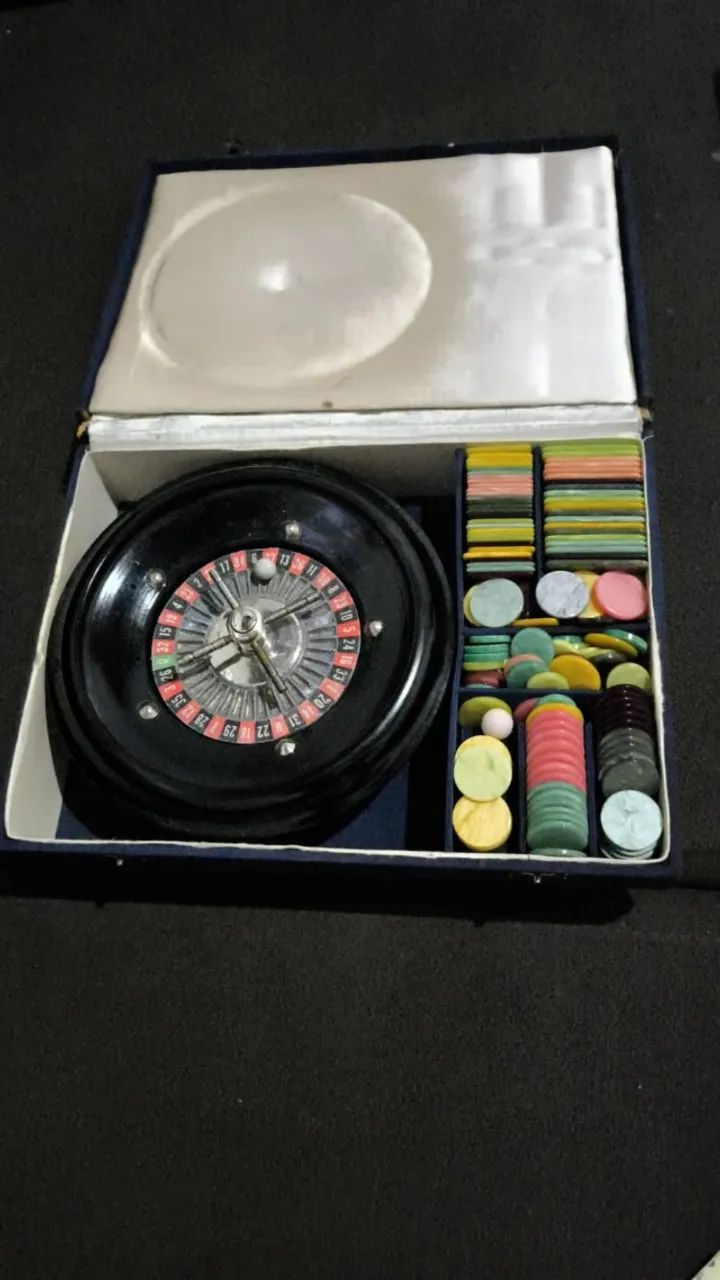 roleta de poker de epoca