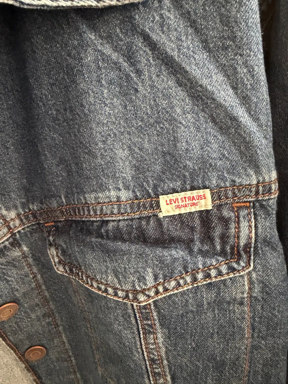 Jaqueta Jeans Levis Feminina Original M - Foto 4
