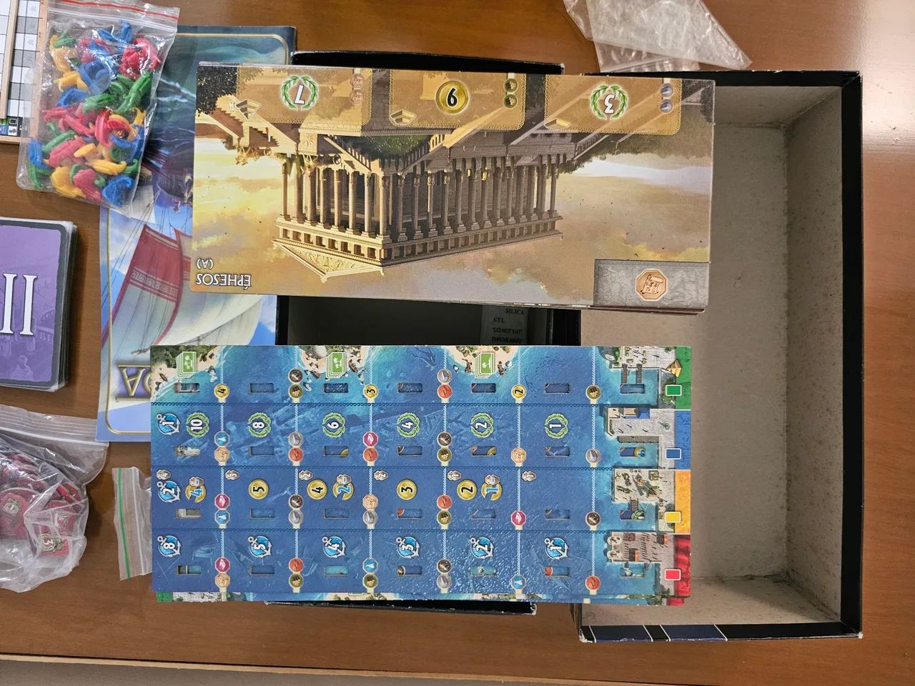 Jogo 7 Wonders + expansão Armada - Foto 2