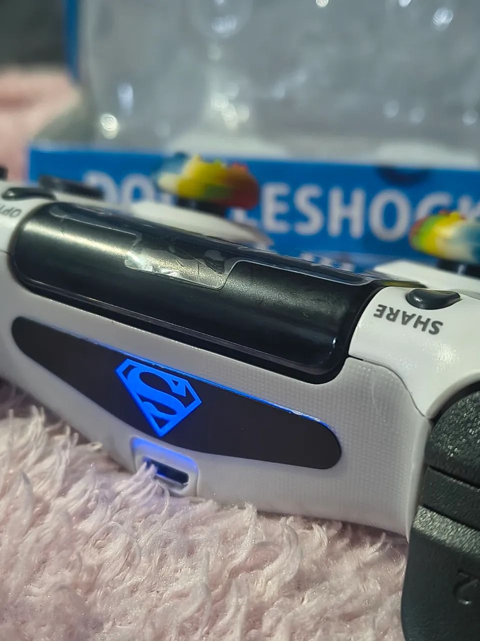 Manete joystick dualshock PS4 BLUETOOTH E CABO com caixa nova - Foto 6