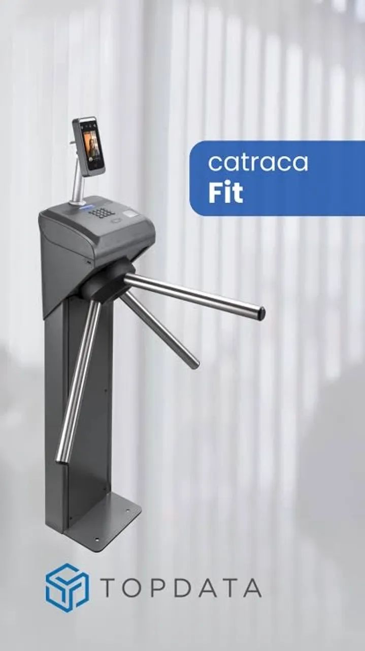 Catraca TOPDATA com leitor Facial completa e instalada - Foto 2