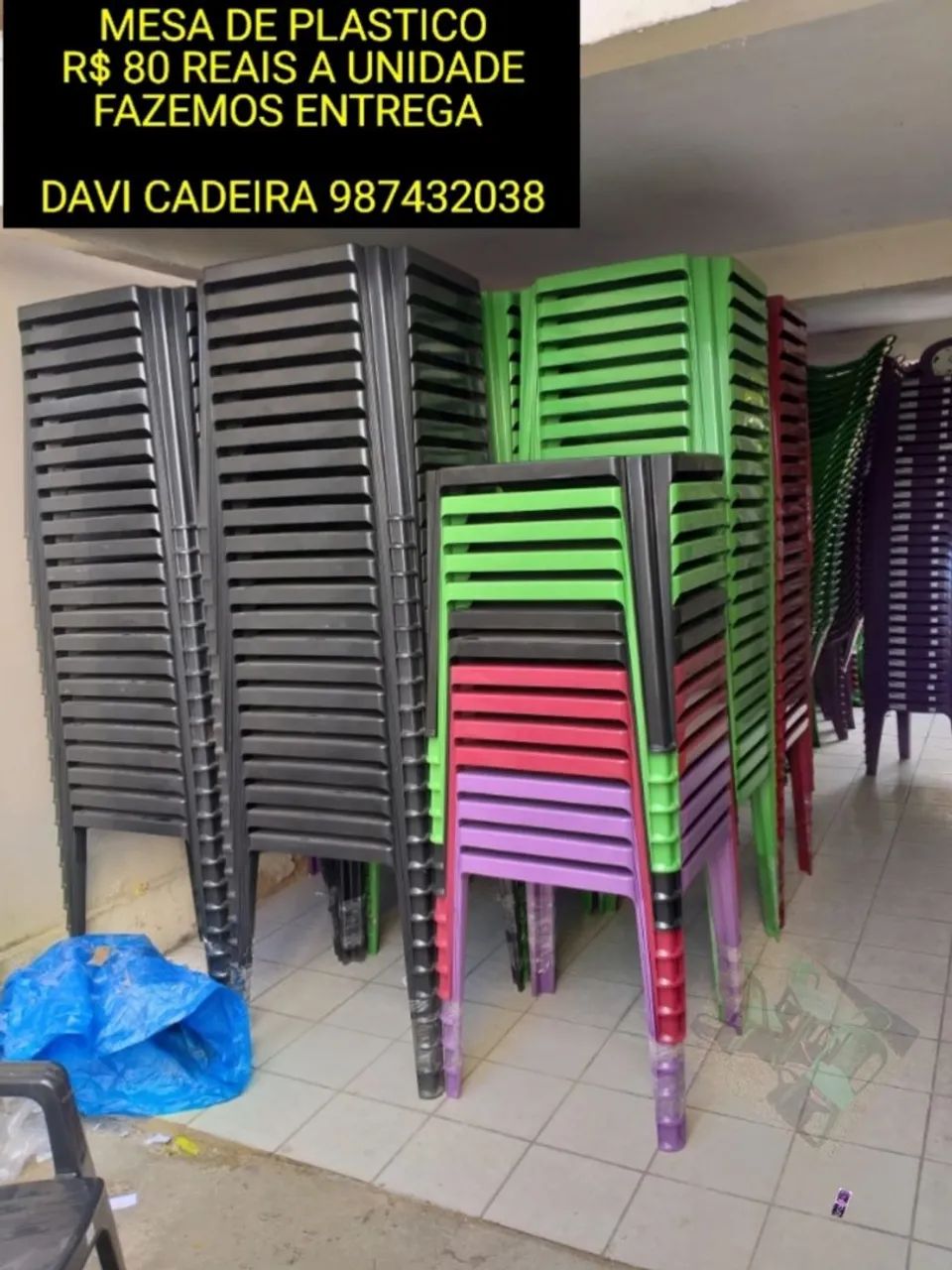 MESA DE PLASTICO PARA C COZINHA