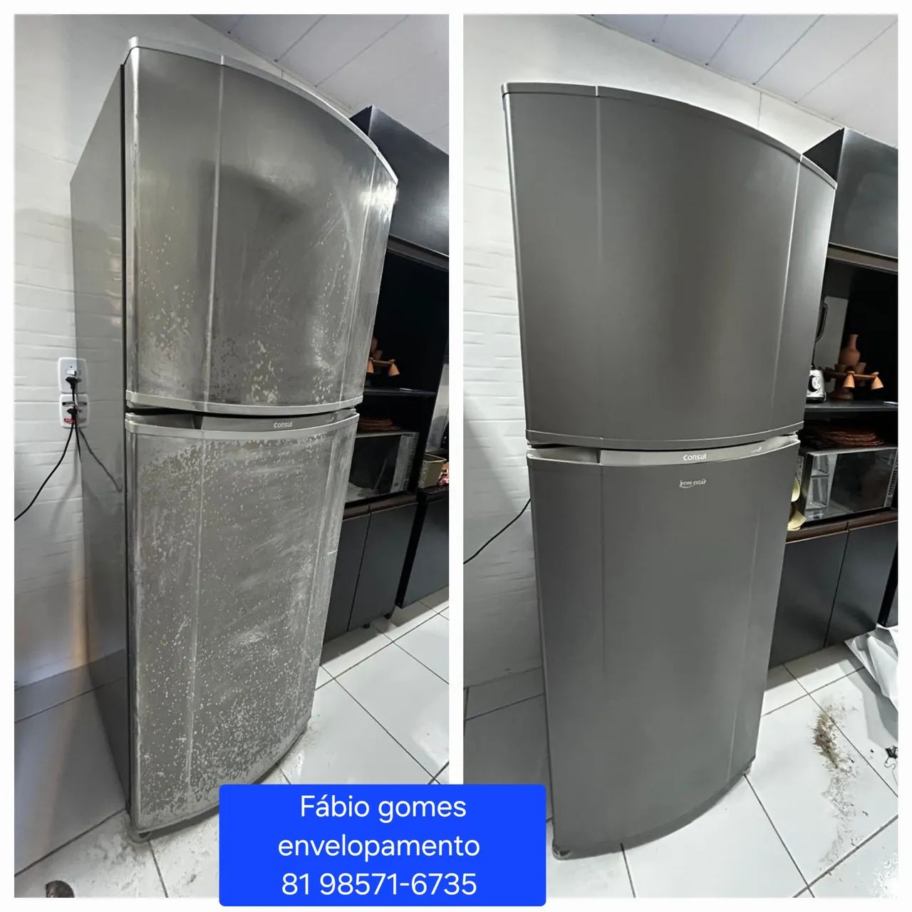 Envelopamento de qualidade para geladeira duplex  - Foto 2