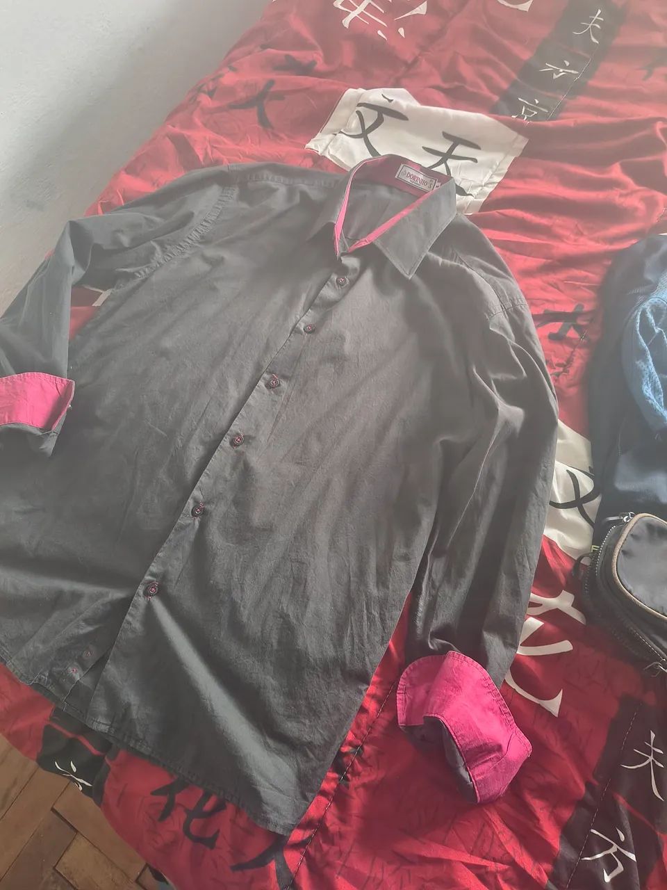 Camisa Social preta tamanho M original  - Foto 5