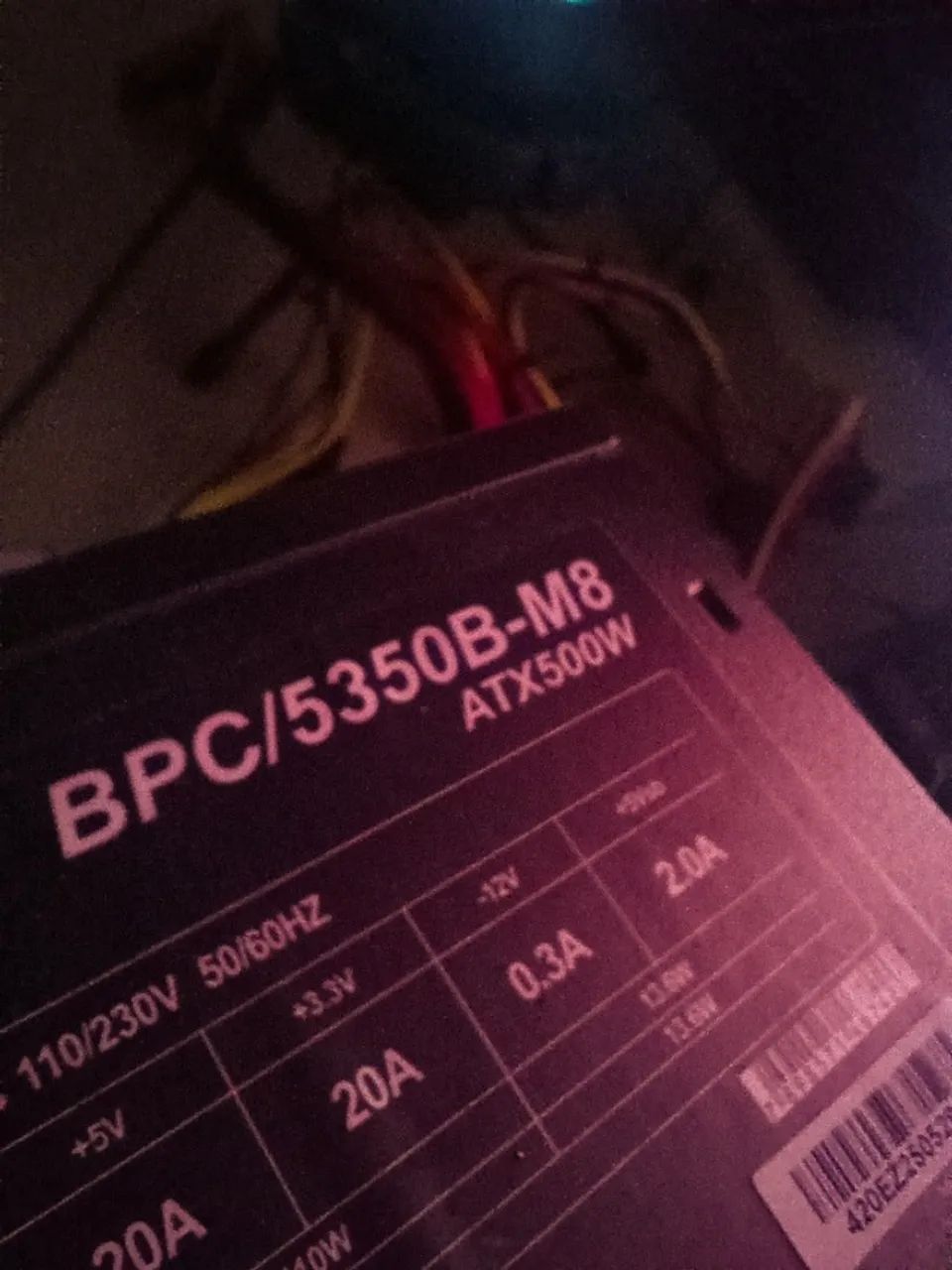 FONTE ATX 500W --> VENDO OU TROCO - Foto 4