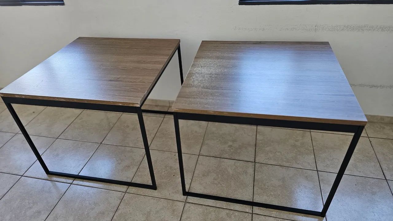 Mesa 90X90 MDF estilo Industrial  - Foto 3