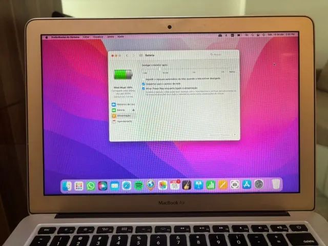 macbook air 13 polegadas - i5, 8gb de ram 