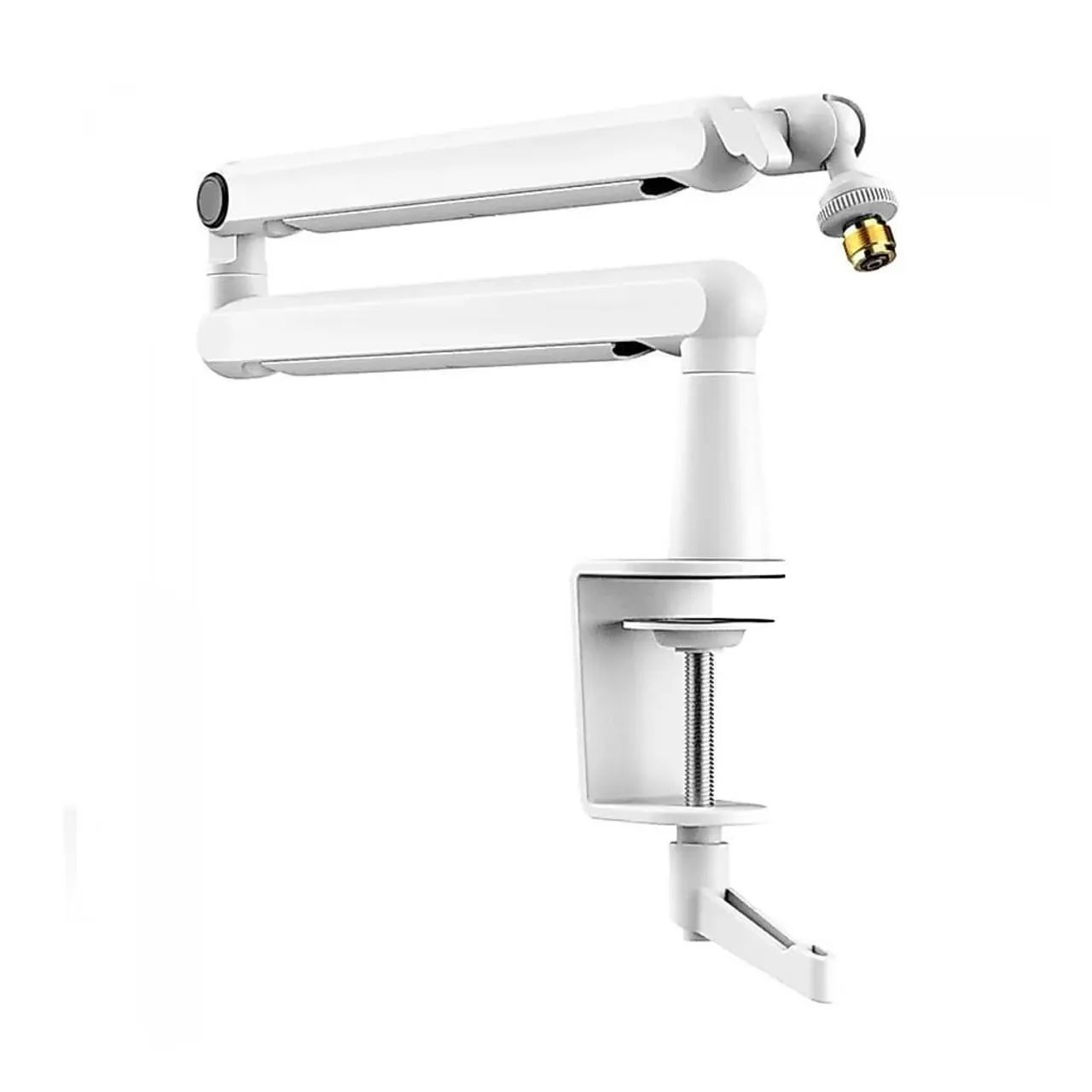 Suporte Para Microfone Profissional Fifine Bm88 Boom Arm Braço Articulado Branco