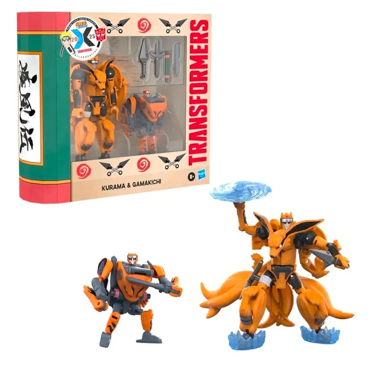 Transformers x Naruto Kurama e Gamakichi Hasbro original lacrado - Foto 2