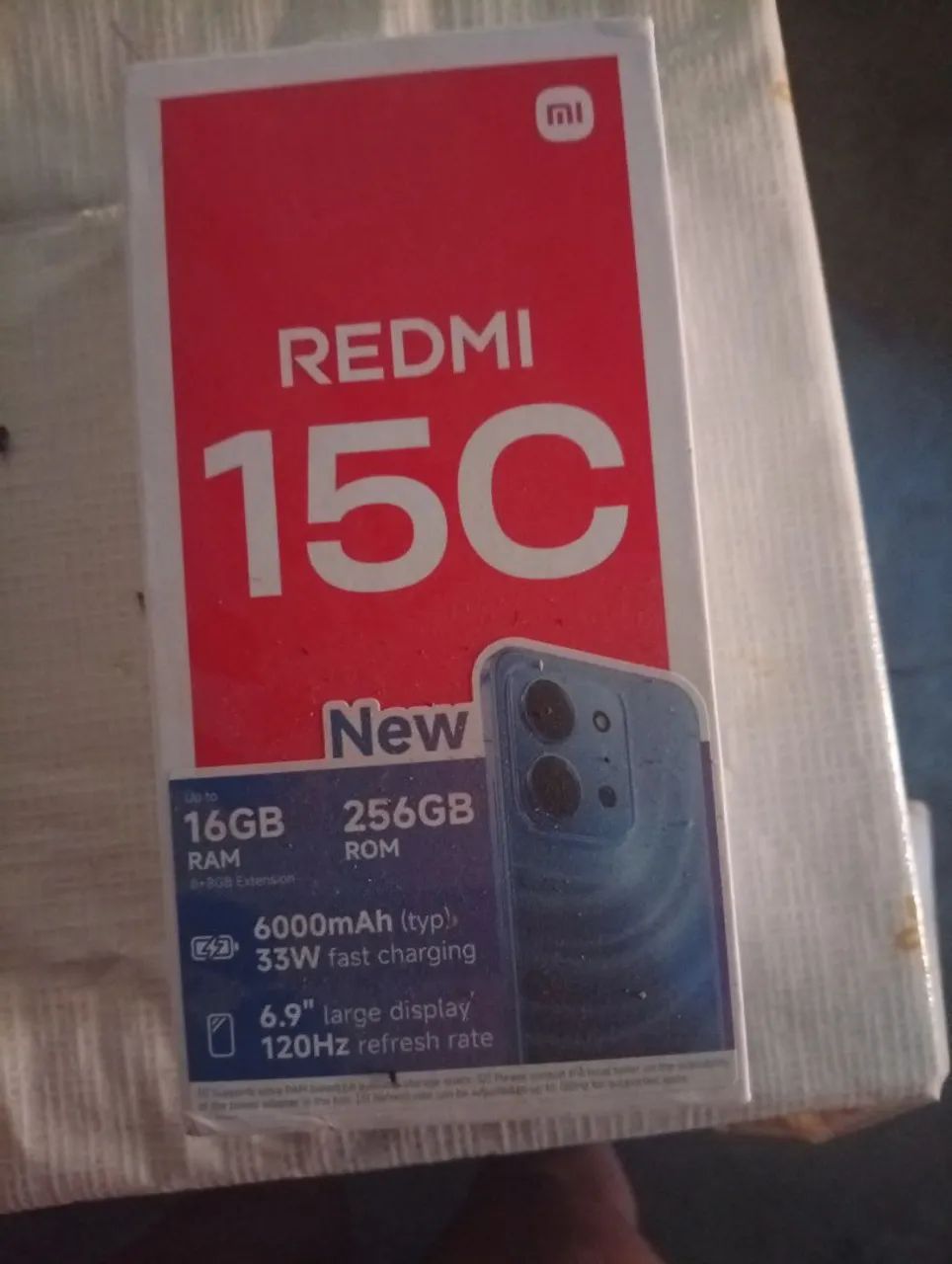 Celular redmi 15c 256 gb zerado com 5 meses de uso 