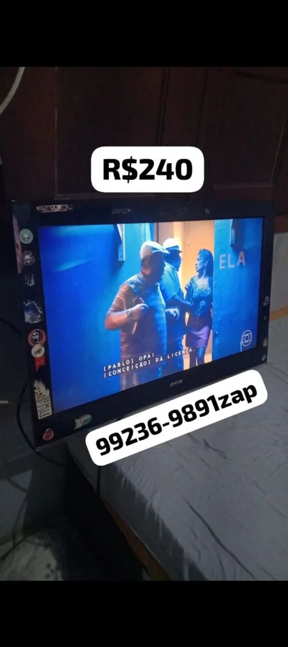 TV CCE 32 não é smart funcionando tudo ok tem que vir buscar - Foto 2