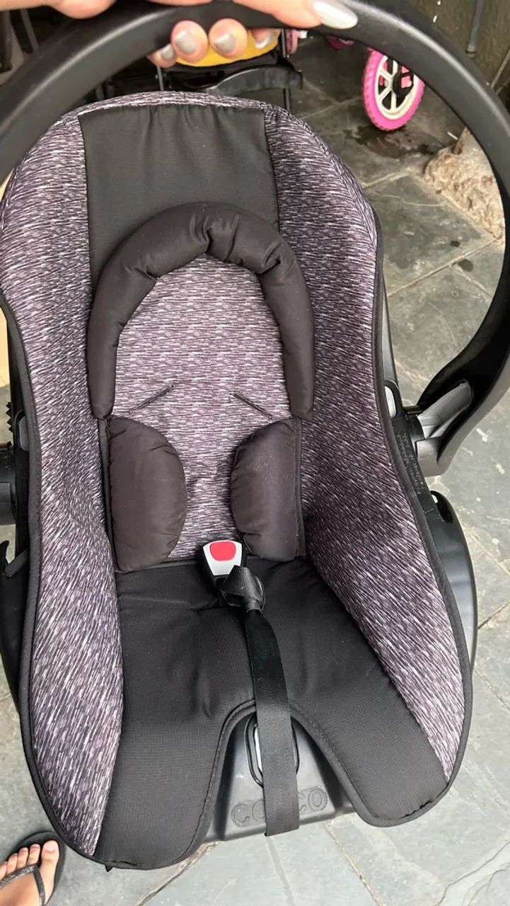 Vendo bebê conforto cosco e carrinho de bebê reverse  - Foto 2