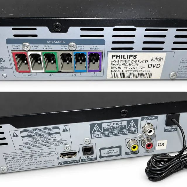 Home Theater DVD Player Philips - Foto 5