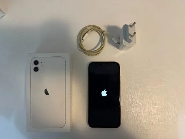 Iphone 11, carregador e cabo original apple