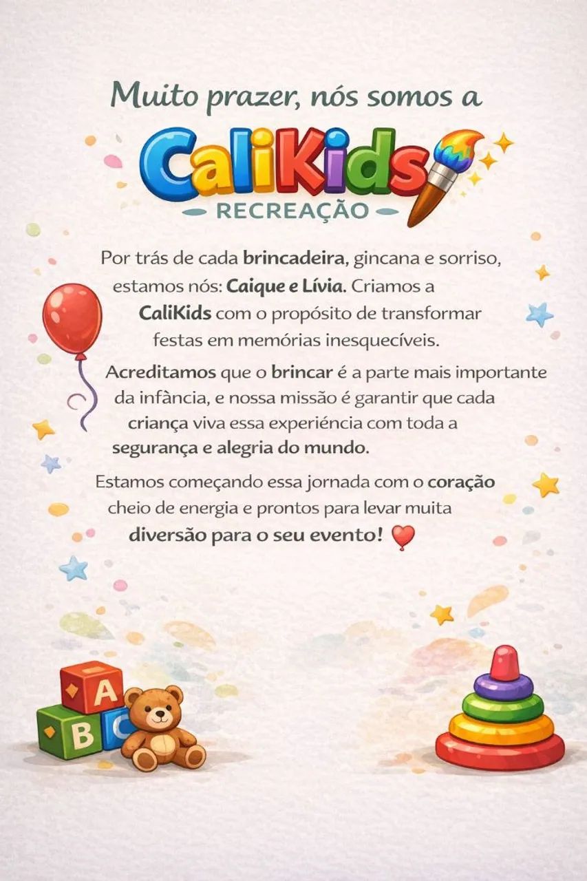 CaliKids Recreação Infantil para festas e eventos   - Foto 3