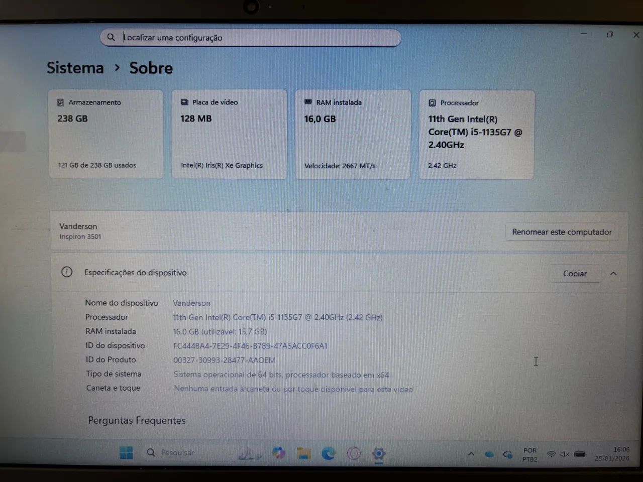 Notebook Dell i5. Excelente estado - Foto 3