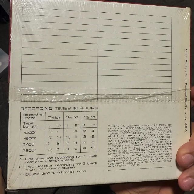 FITA AMPEX 631 LACRADA - Foto 2
