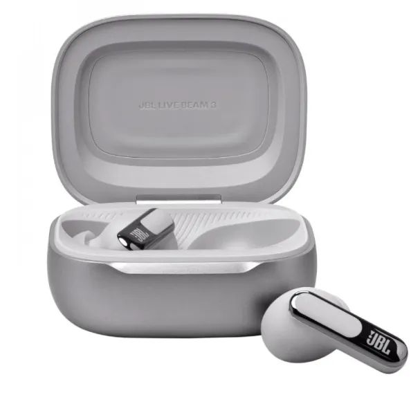 Fone De Ouvido Bluetooth Jbl Live Beam 3 Prata - Foto 3