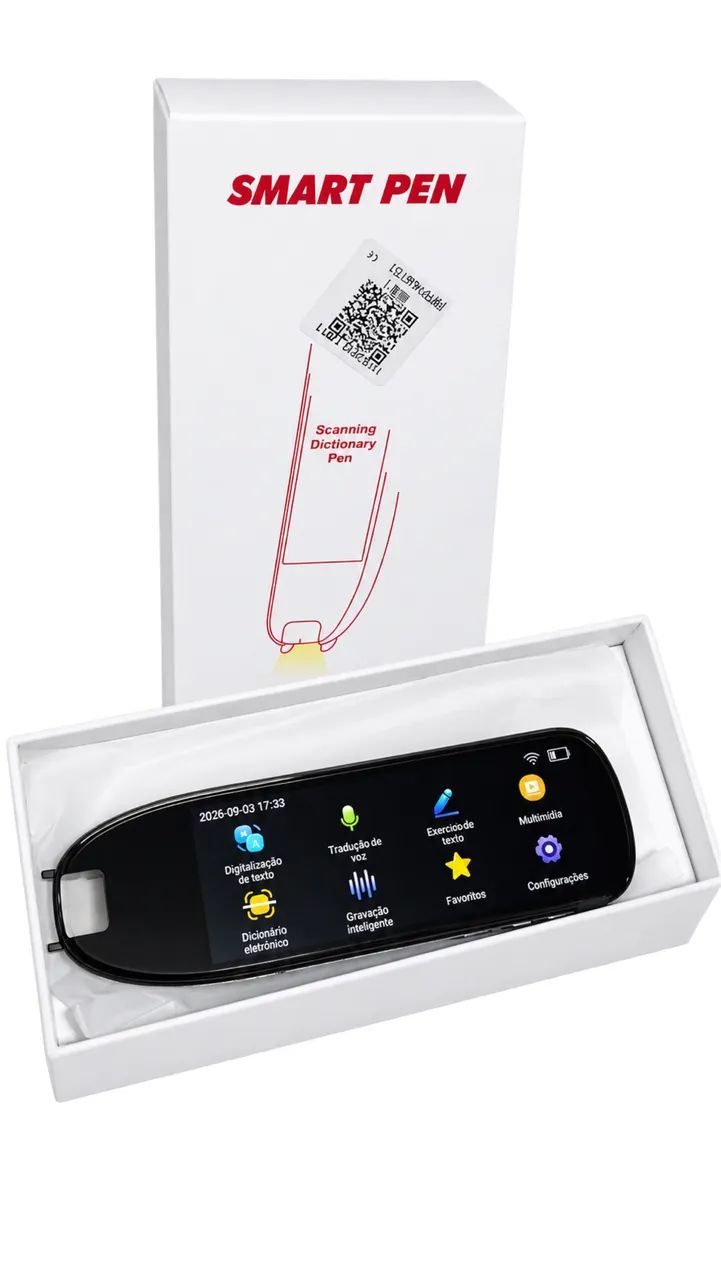     Caneta Tradutora Smart Pen Scanner de Texto Dicionário Eletrônico