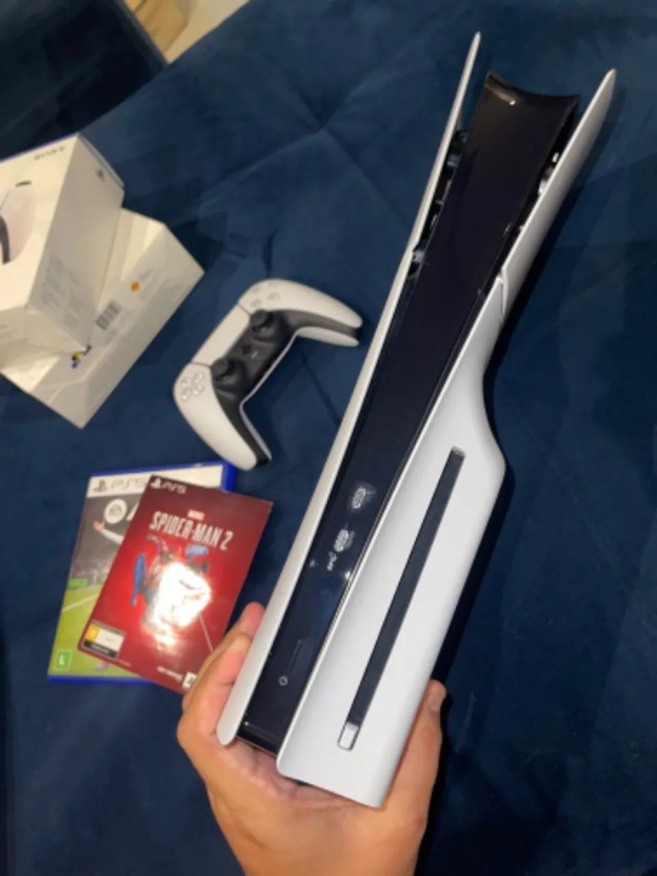 PS5 Mídia Física + Digital 1TB | FIFA 25 + Spider-Man | Excelente Estado - Foto 2