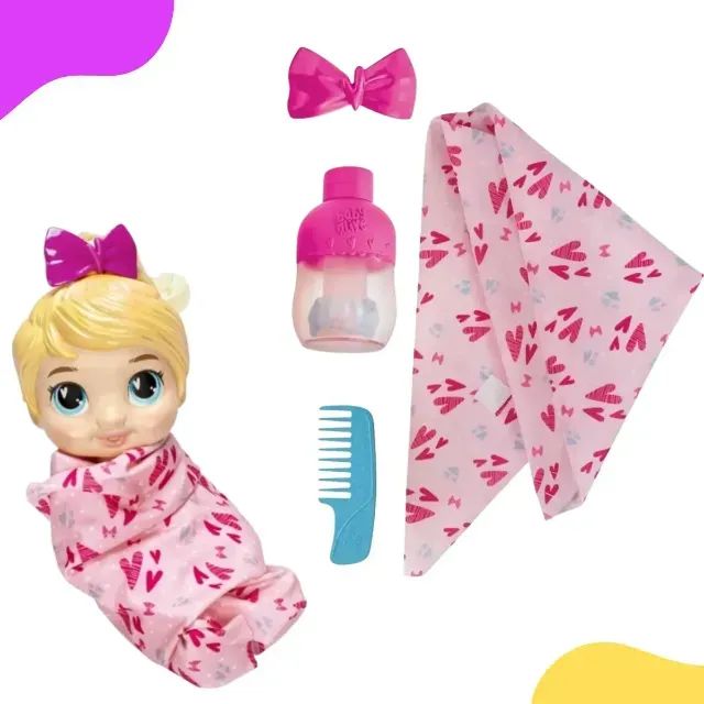 Boneca Baby Alive Harper Hug Bebe Shampoo Loira Hasbro NOVA - Foto 3