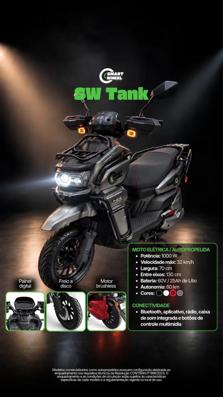 Moto SW TANK SMART WHEEL - Foto 3