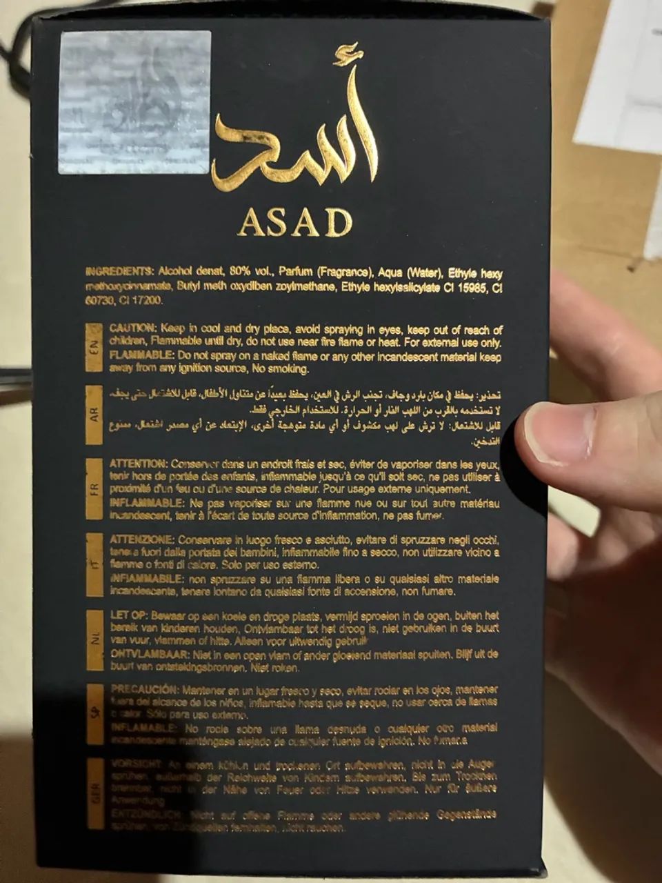 Perfume Lattafa Asad 97 a 99ml - Original (Quase Novo) - Foto 4