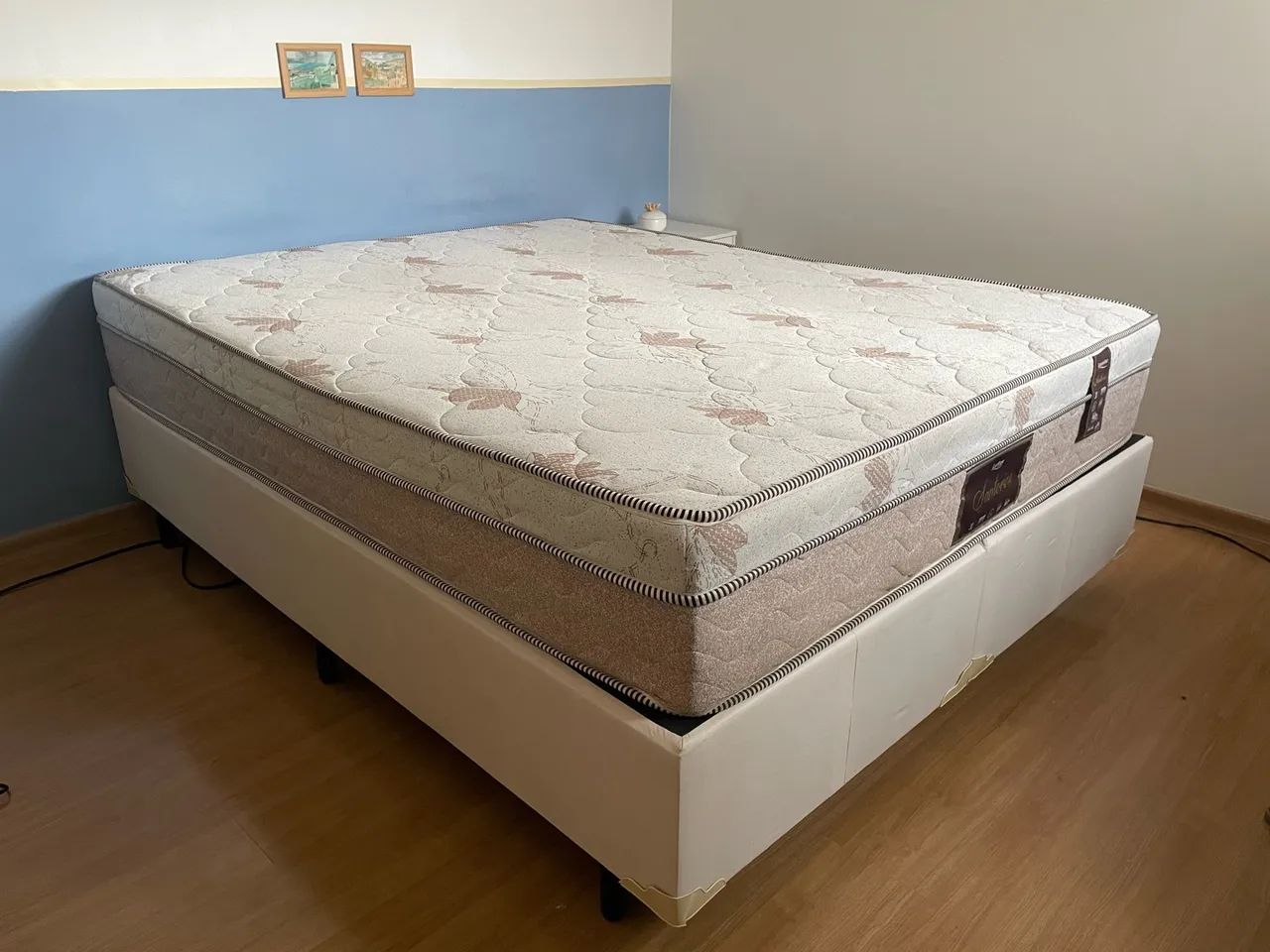 Cama queen colchão + base bipartida - Foto 4