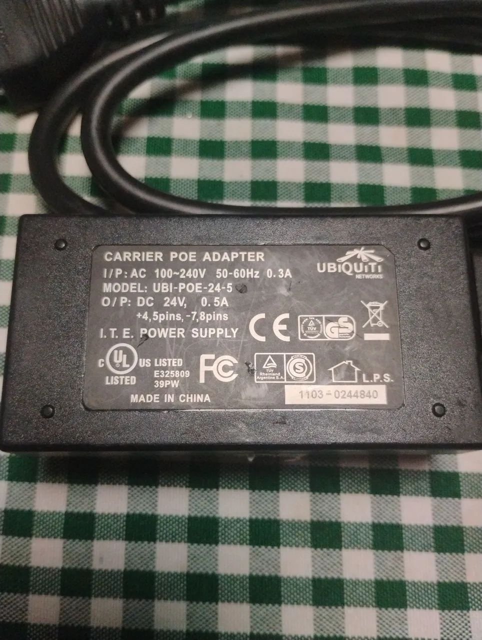 Injetor PoE Fast Ubiquiti 24v 0,5A - Foto 3