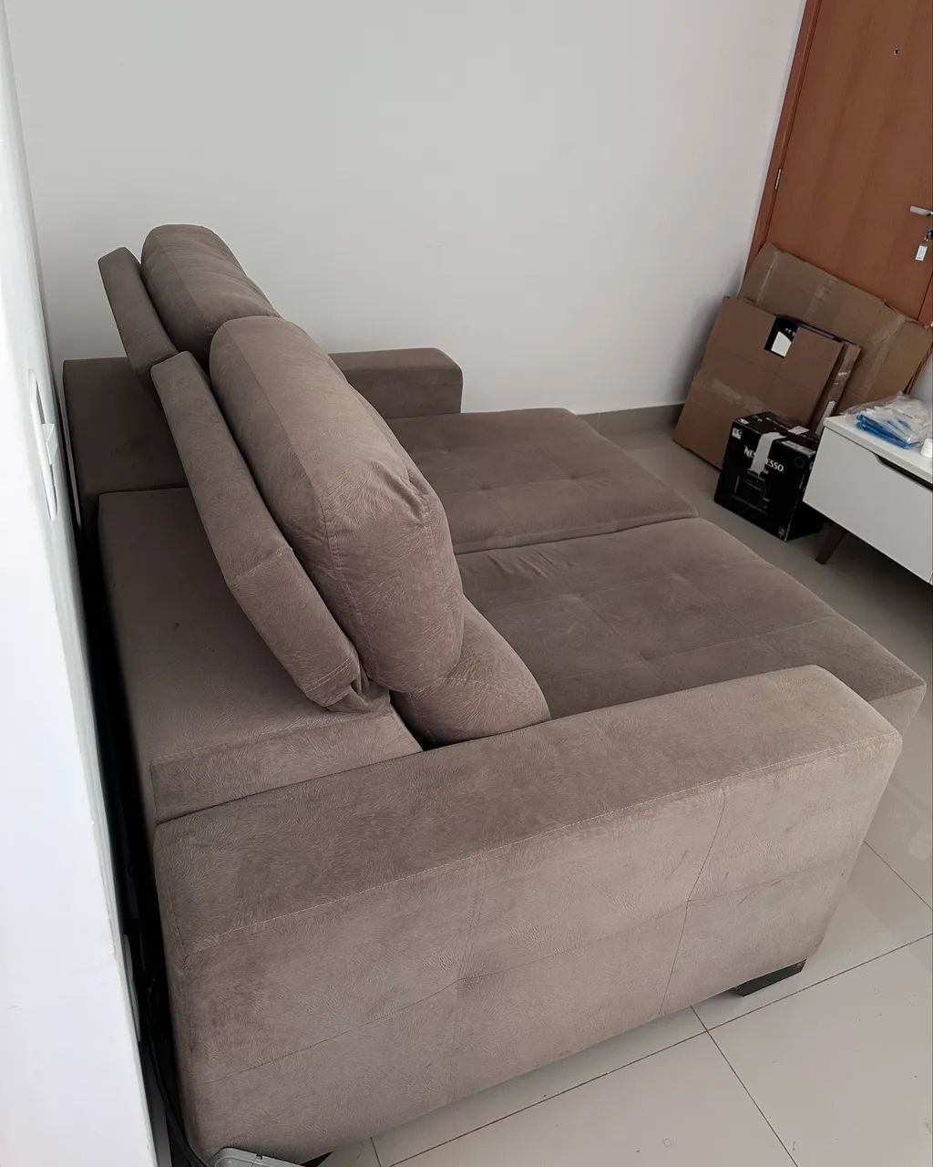 Sofá Retrátil/Reclinável - Excelente Estado - Foto 5
