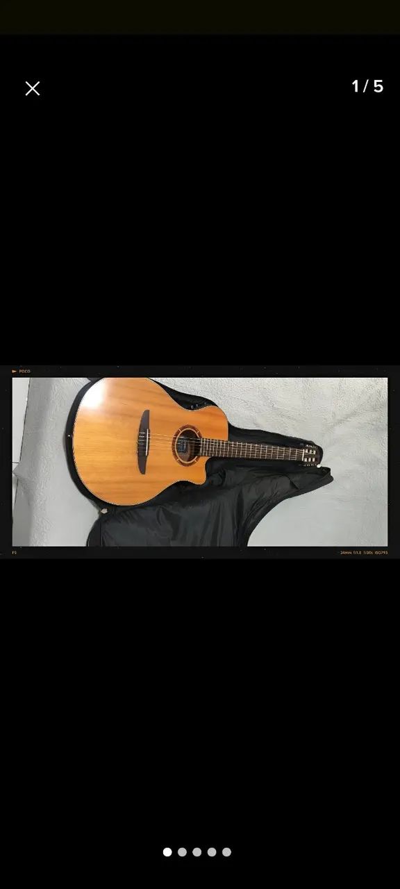 Violão Yamaha Ntx700 Com Soft Case Grátis. Excelente Estado Laranja Destro