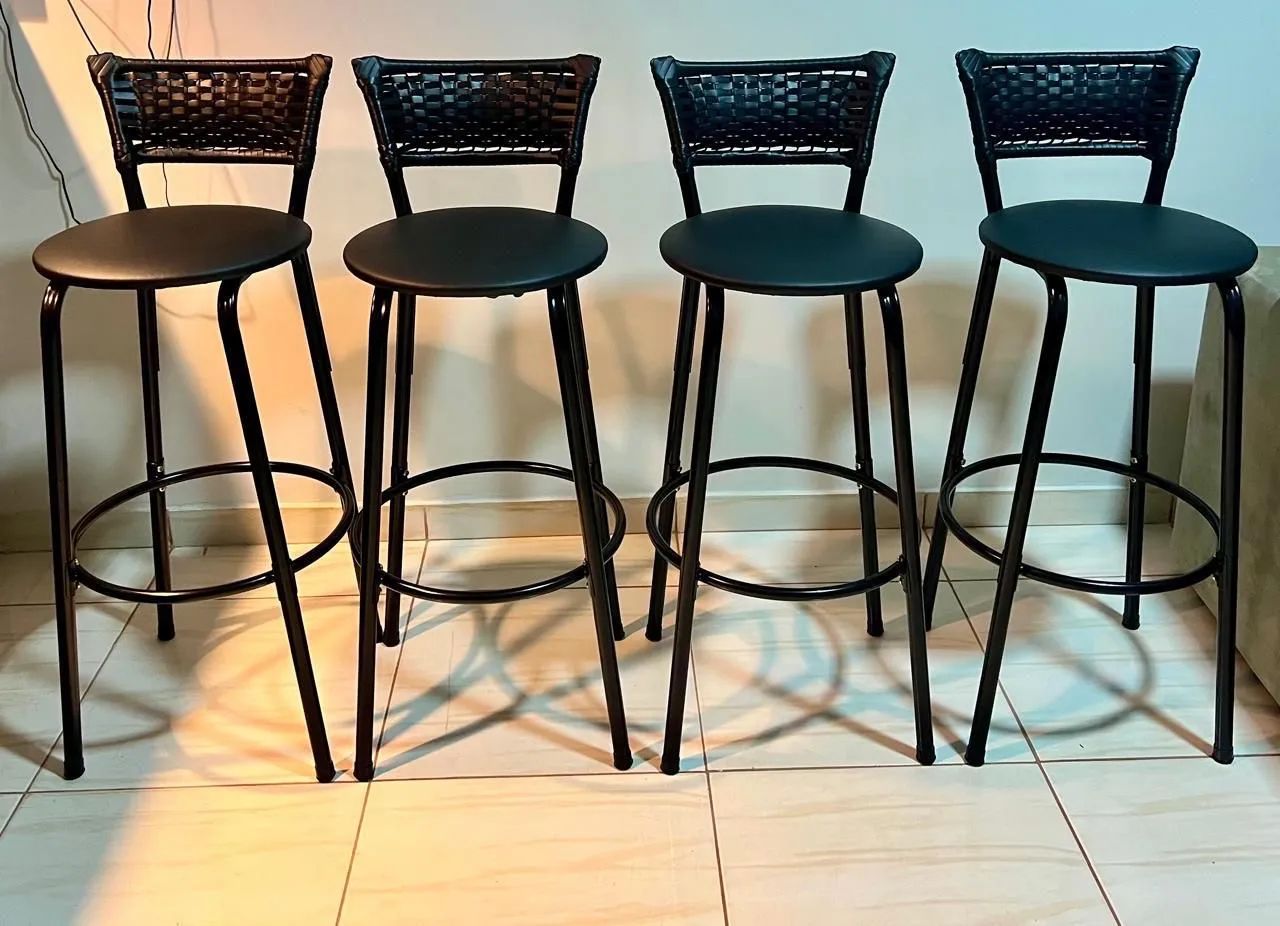 Kit de 4 banquetas altas - Foto 2