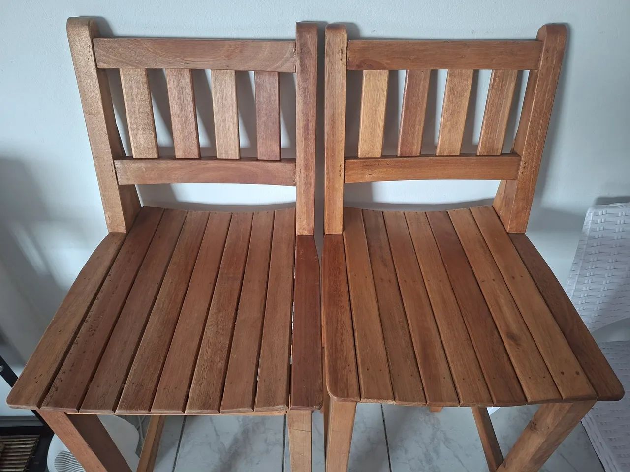 Banquetas de madeira - Foto 4