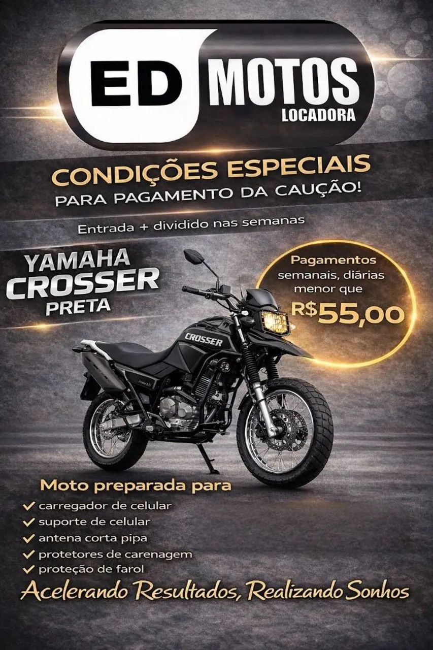 LOCAÇÃO DE MOTOS XRE 190 E CROSSER - Foto 7