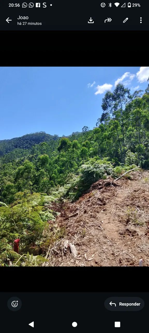 Terreno de sítio com platô pequeno para chalé 2900 metros - Foto 2