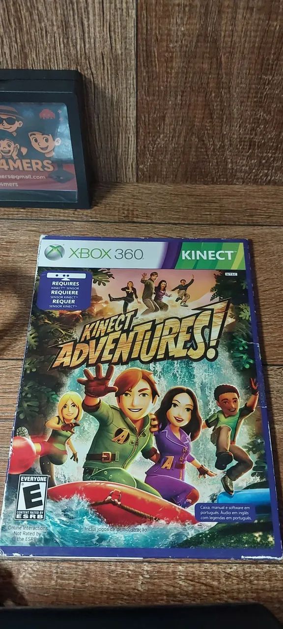 Kinect xbox 360, cabo e jogo. - Foto 2