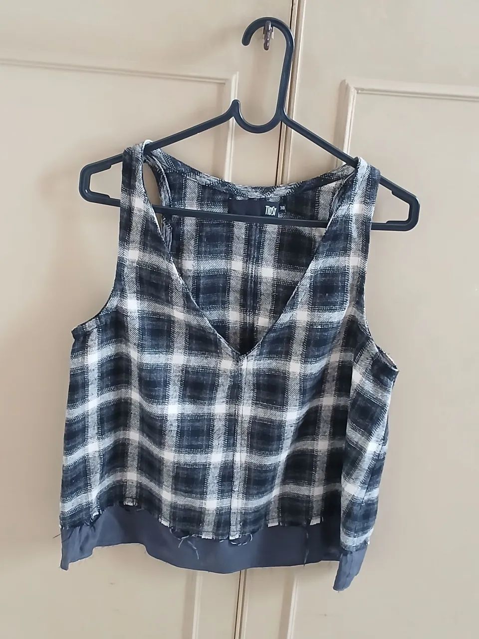 Blusa Xadrez Tidsy