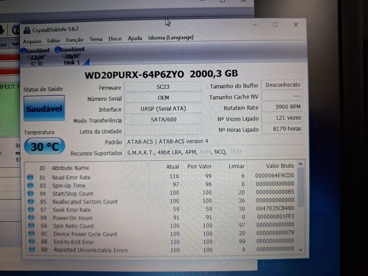 Hd wd 2TB purple cftv cpu dvr  - Foto 2