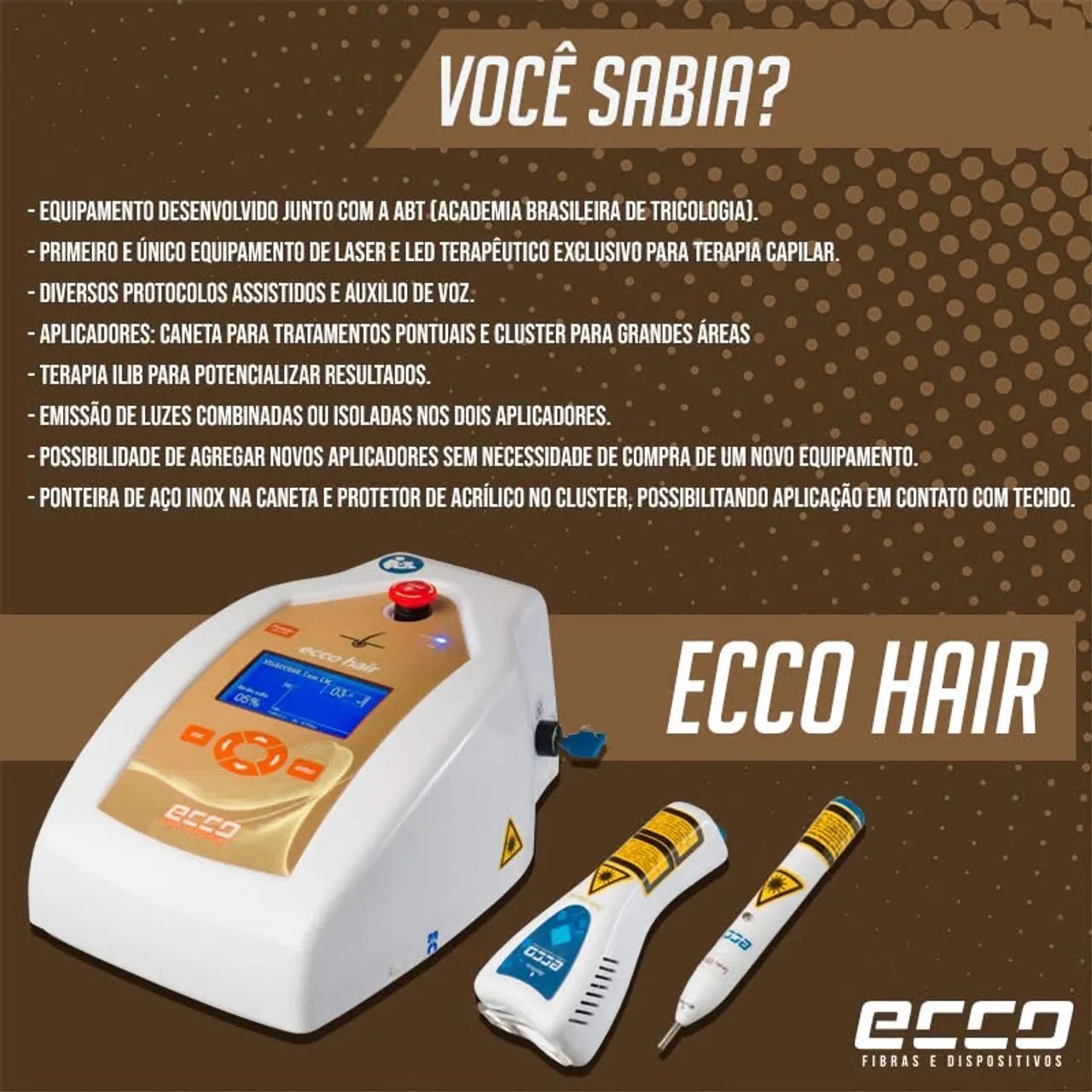 Laser Ecco Hair da Ecco Fibras 