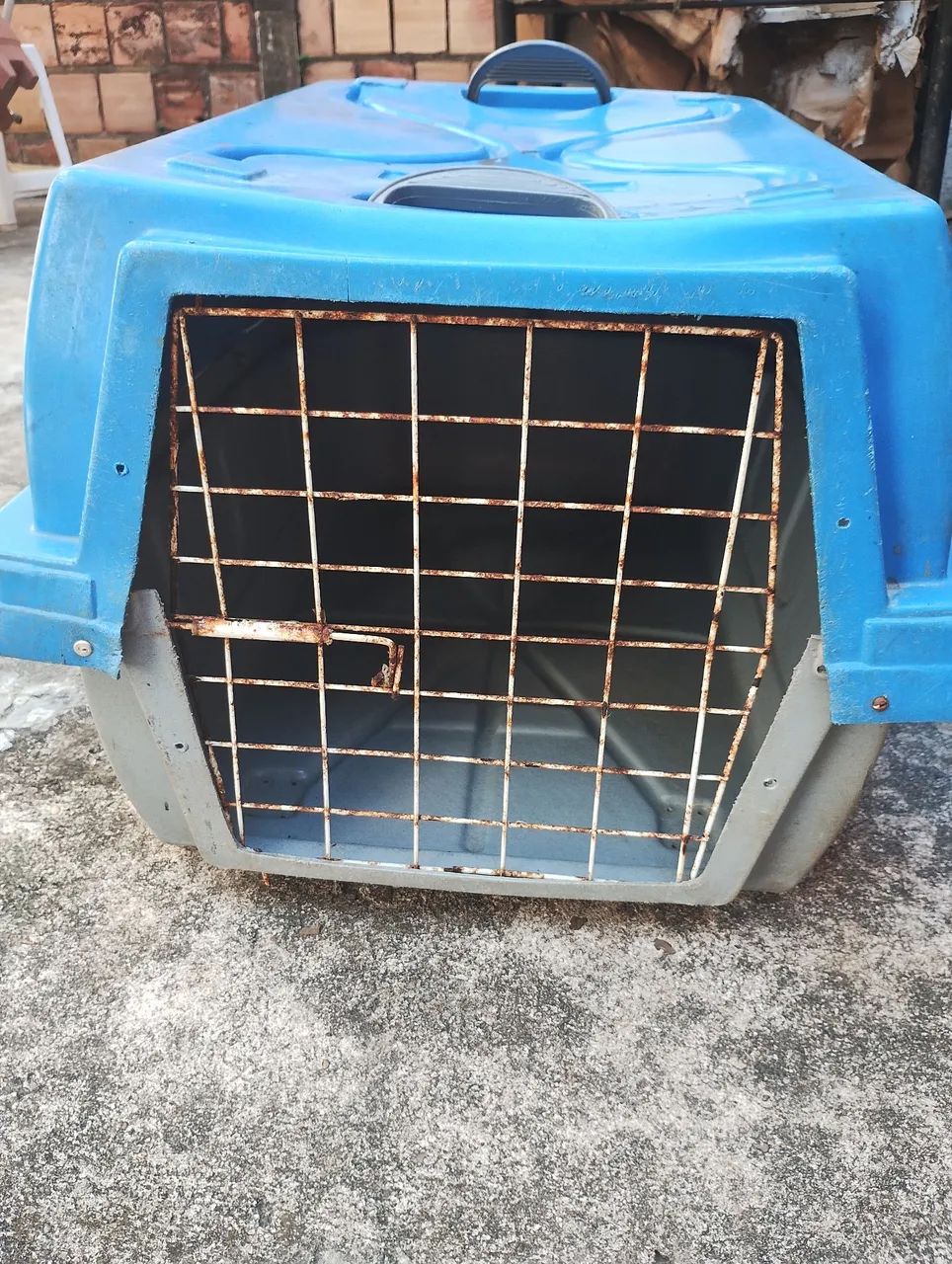 Caixa De Transporte Para Cachorro/Gato Tamanho Grande 65cm - Foto 6