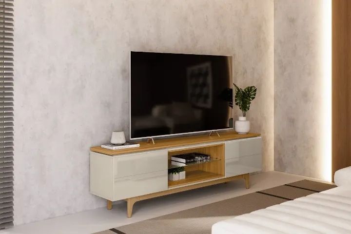 Rack Miami Linea Brasil Tauari/Off White - Entrega Rápida! 