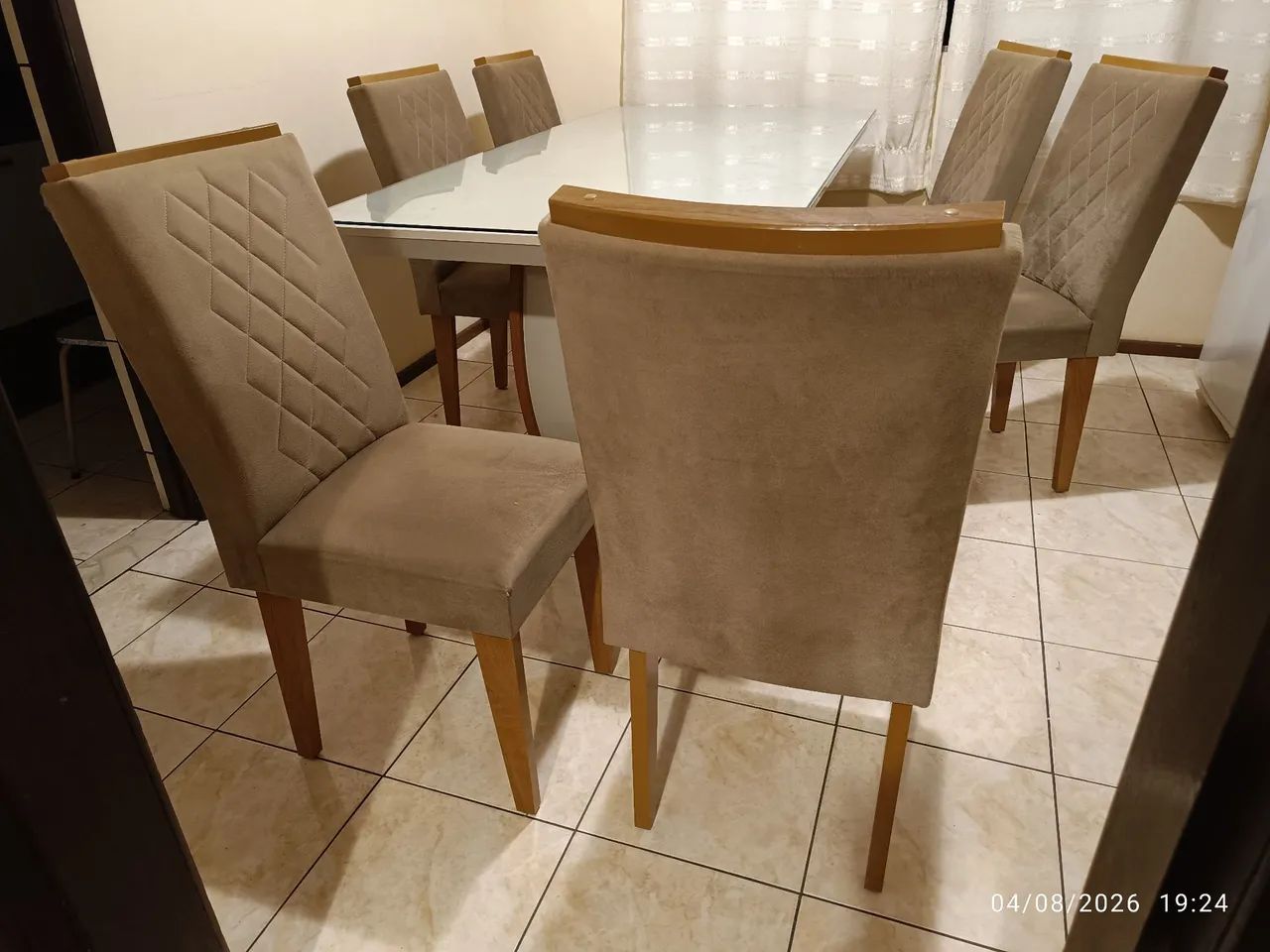 Mesa Retangular 6 cadeiras - Foto 4