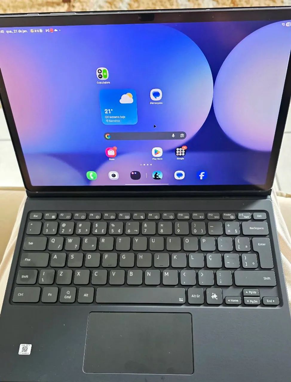 Tablet Samsung Galaxy S10 plus 512 gigas 12.4 polegadas Top de linha